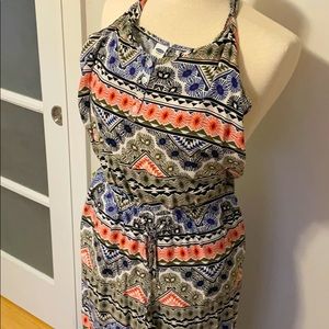 Small Tribal Print Jumpsuit